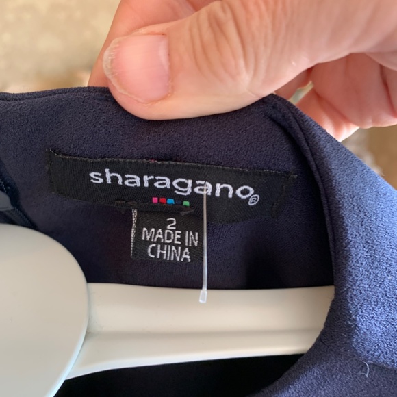 Sharagano bow sleeve dress. NWT.‎ Retail 100 - Picture 8 of 11